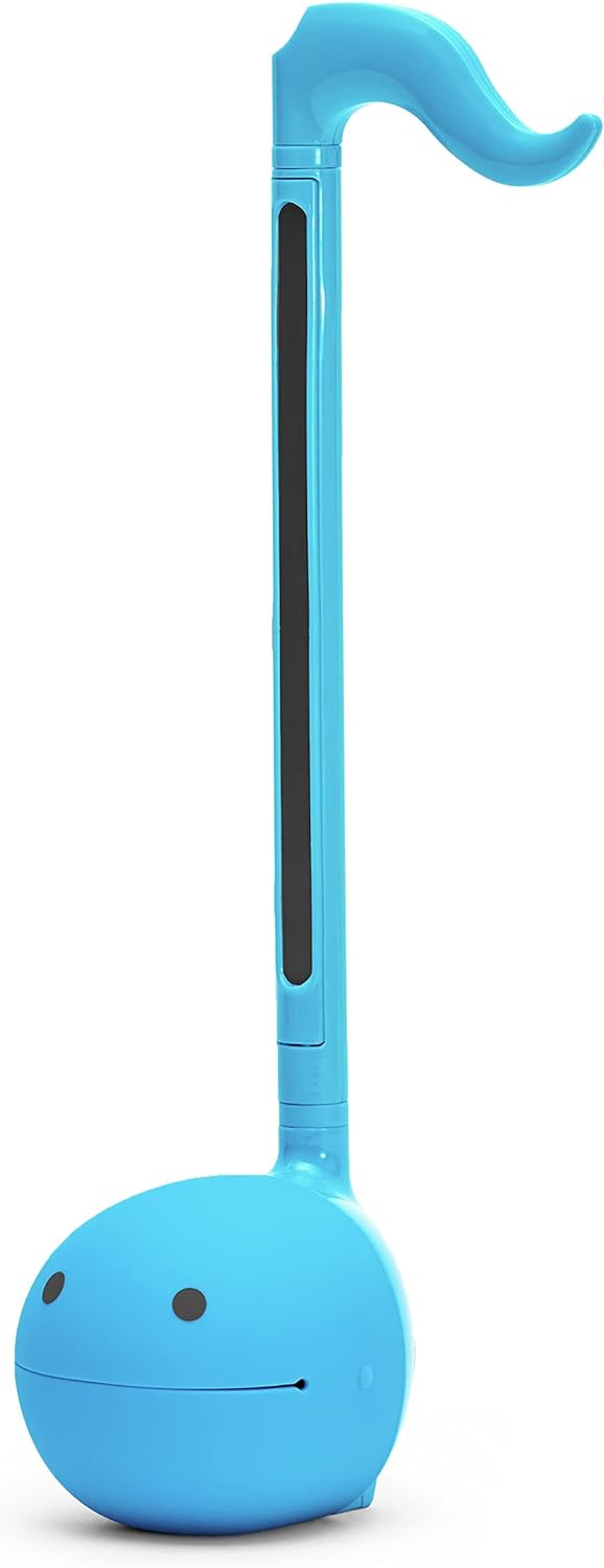 Otamatone Japanese Electronic Musical Instrument Portable Music Synthesizer from Japan by Maywa Denki Studio, Award Winning, Educational Fun Gift for Children, Teens & Adults - Blue