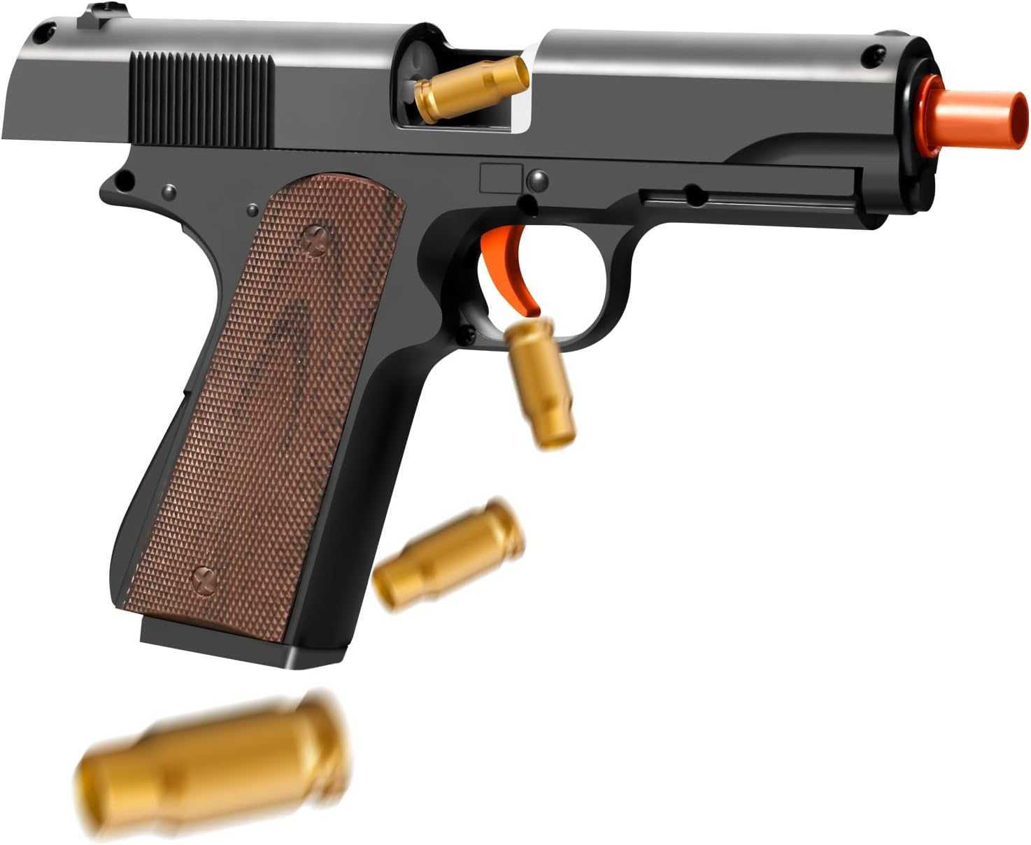 Soft Bullet Foam Shell ejecting Blasters Pellet Ball Pistol Realistic Toy Dart Hand Gun Cool Stuff That Look Real Fake Model Stress Shot for Age Year Old Boy Teen Teenager Gift Idea - Image 8