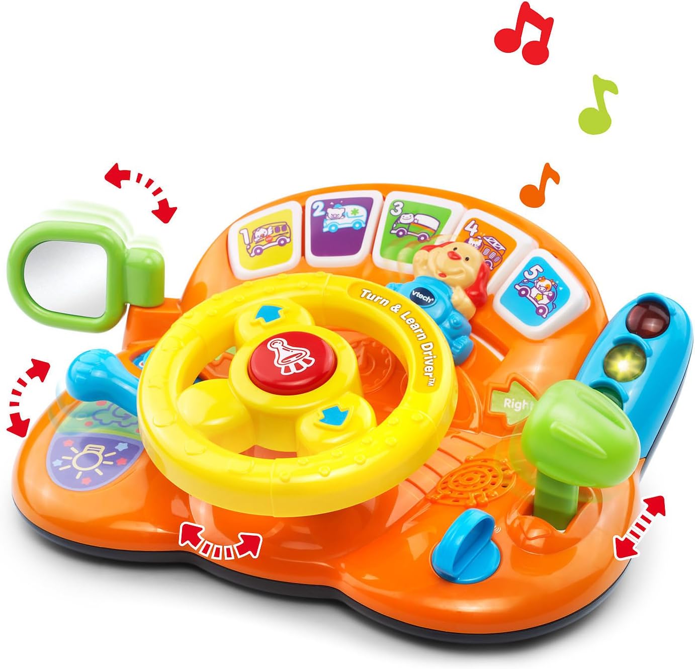 VTech Turn and Learn Driver Amazon Exclusive,Orange - Image 2