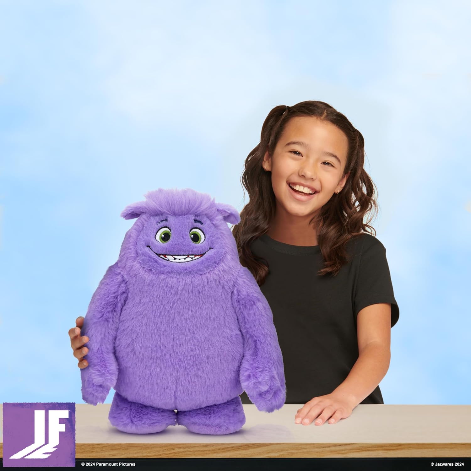 Paramount Pictures IF Movie Blue 10-Inch Plush - Ultrasoft, Huggable Furry Plush Toy with Movie-Authentic Look for Ages 3+ - Image 4