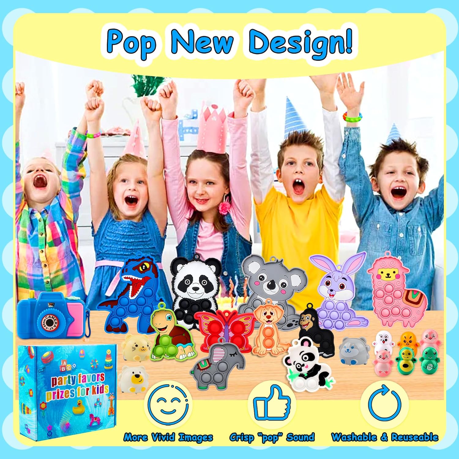 640 PCS Party Favors for Kids,Fidget Toys Bulk,Fidgets Stocking Stuffers,Birthday Gifts Toys,Prize Treasure Box Toys for Classroom,Goodie Bags Stuffers,Pinata Filler,Carnival Prizes - Image 4