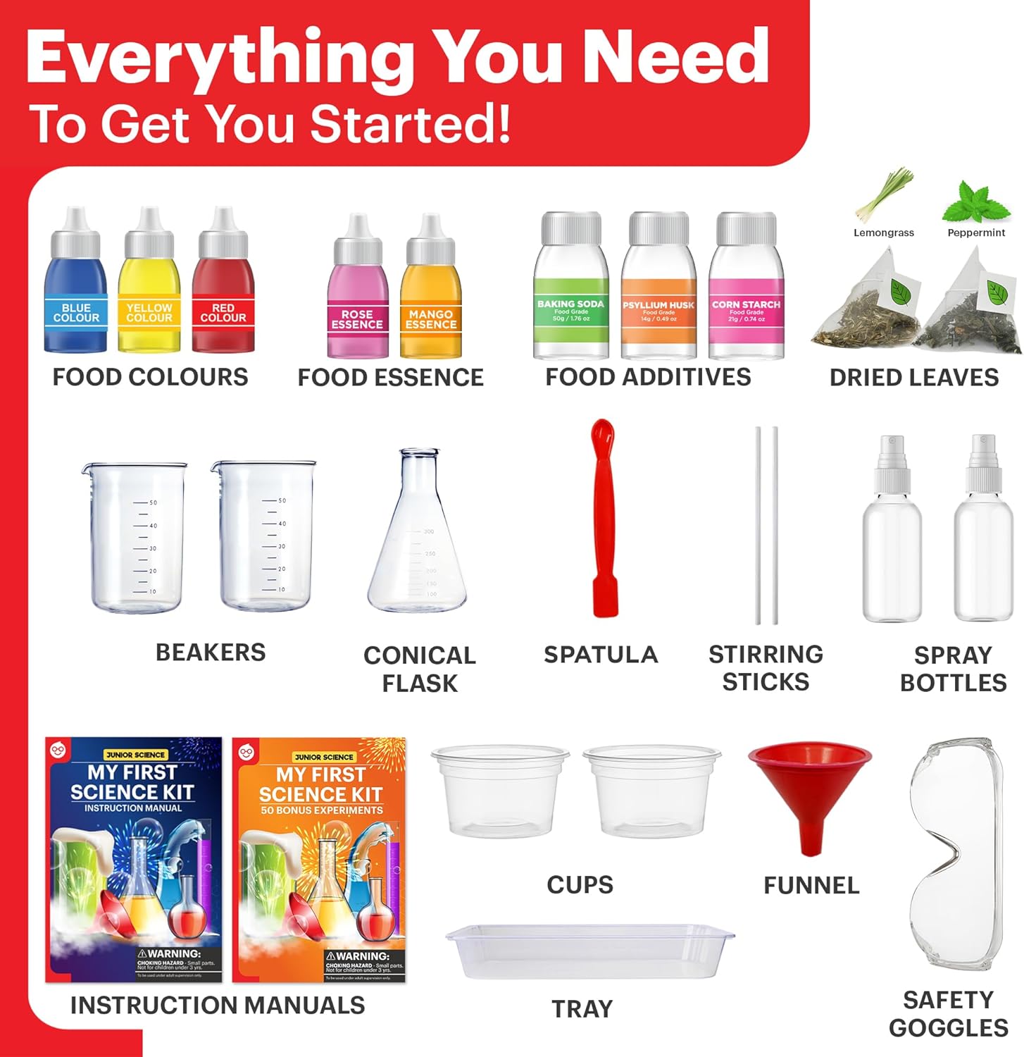 Doctor Jupiter My First Science Kit for Kids Ages 4-5-6-7-8| Birthday Gift Ideas for 4-8 Year Old Boys & Girls| Toy Stem Kit with 100+ Experiments| Learning & Educational, Preschool Activities - Image 4