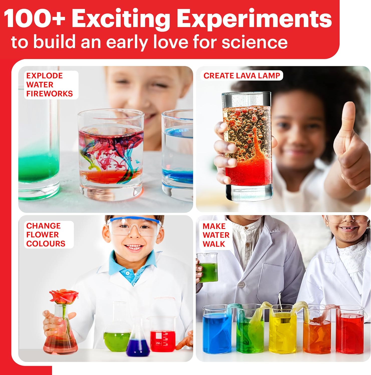 Doctor Jupiter My First Science Kit for Kids Ages 4-5-6-7-8| Birthday Gift Ideas for 4-8 Year Old Boys & Girls| Toy Stem Kit with 100+ Experiments| Learning & Educational, Preschool Activities - Image 2