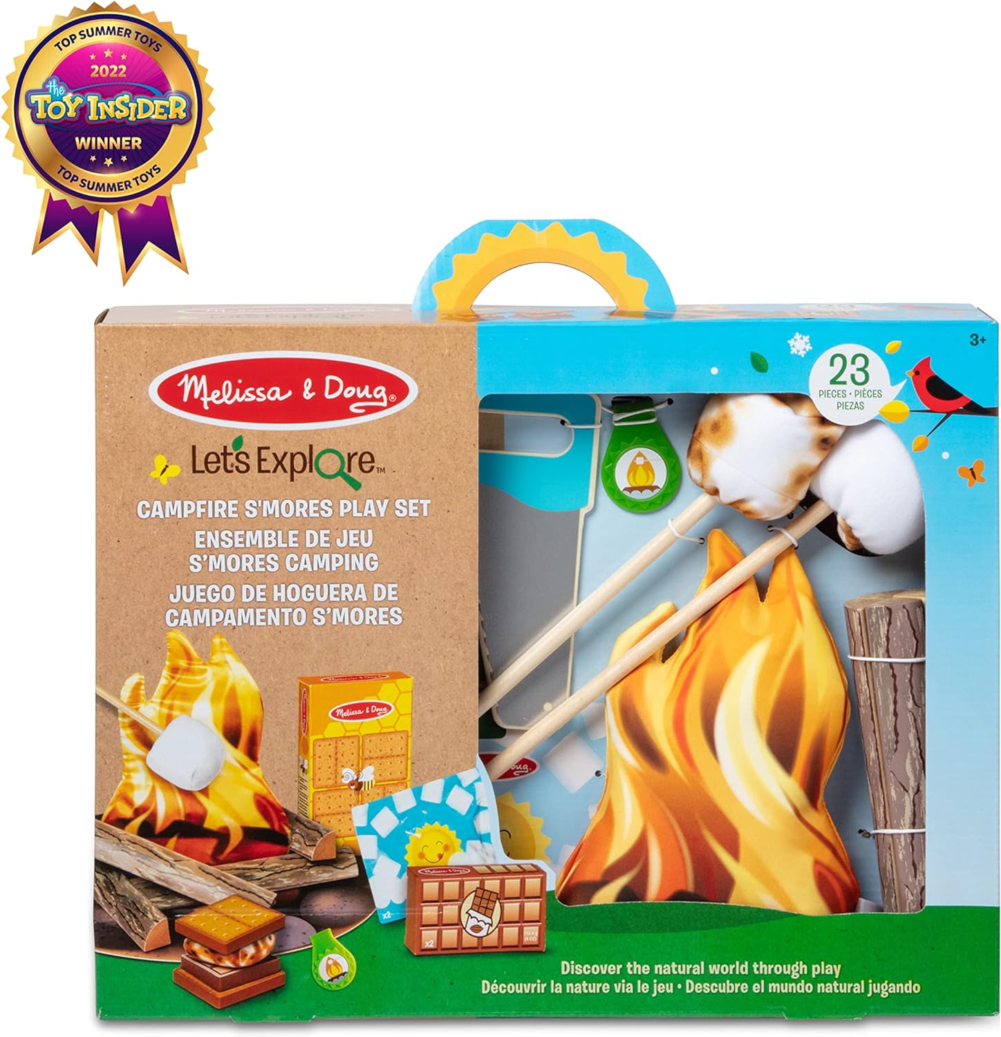 Melissa & Doug Let's Explore Campfire S'Mores Play Set - Play Campfire Sets For Kids Ages 3+ - Image 6