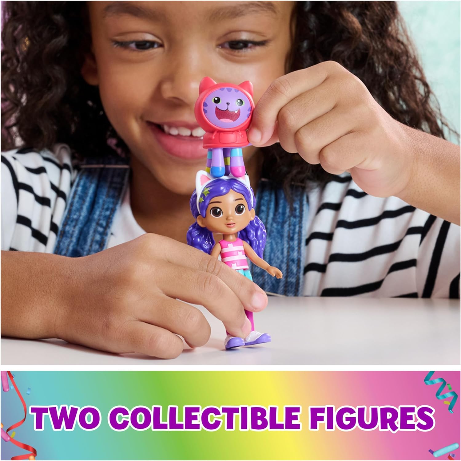 Gabby's Dollhouse Celebration Party Bus, Transforming Playset with Gabby & DJ Catnip Toy Figures & Dollhouse Accessories, Kids Toys for Ages 3 and Up - Image 8