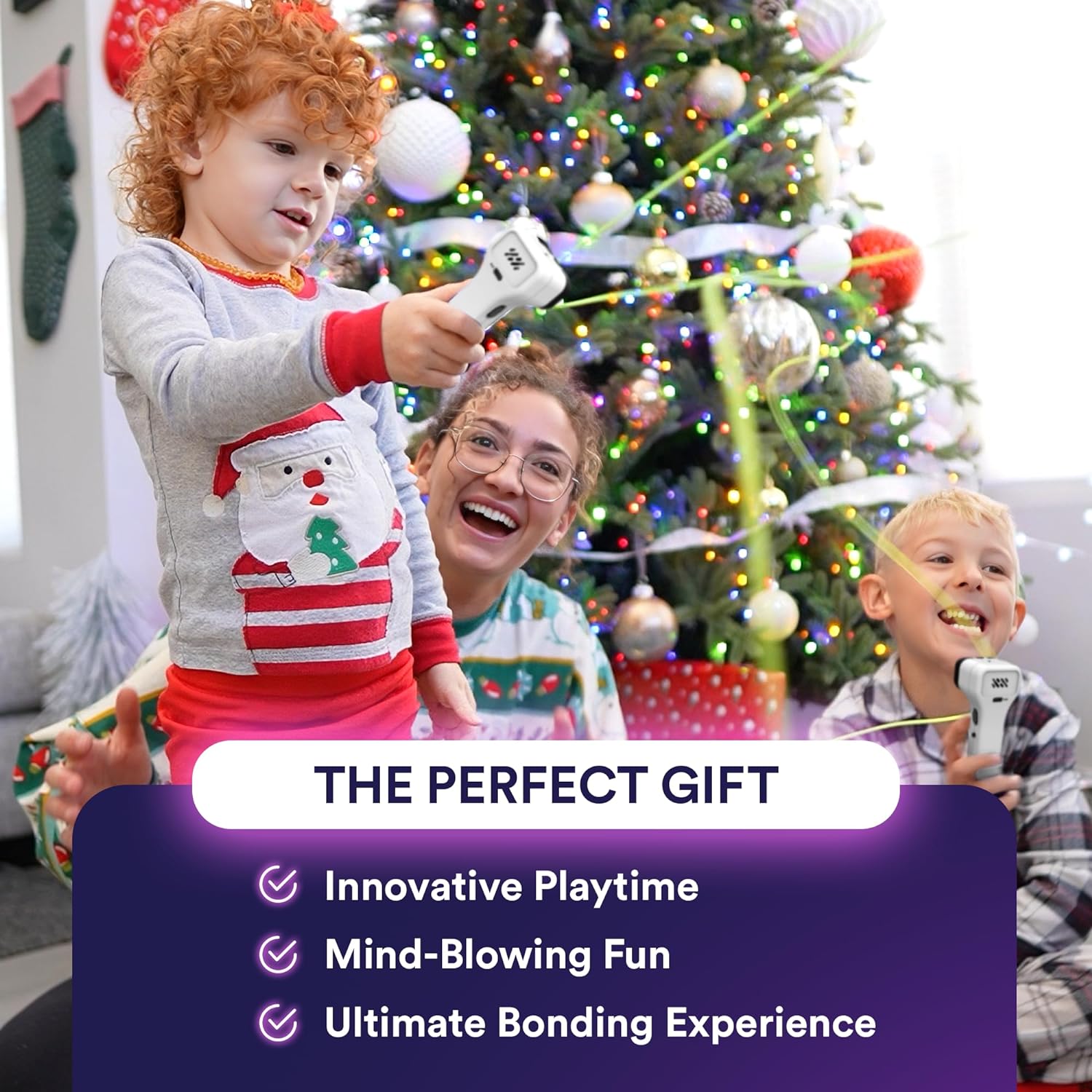 Loop Lasso® Nano - The Original Glow-in-The-Dark String Shooter Toy - Built-in UV Blacklight - Safe Fun Adult & Kids Rope Launcher Gift - Viral Fidget Toy Gadget - Music Festival Rave Dance Accessory - Image 6